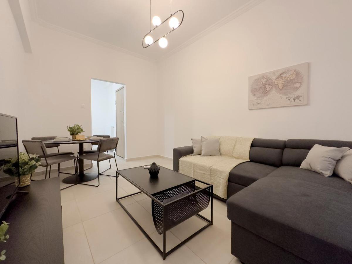 Ferienwohnung Aventura Comfortable 90Sqm Apt In Kato Patisia Athen Exterior foto